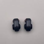 Coloris noir : écouteurs, vue de dessus